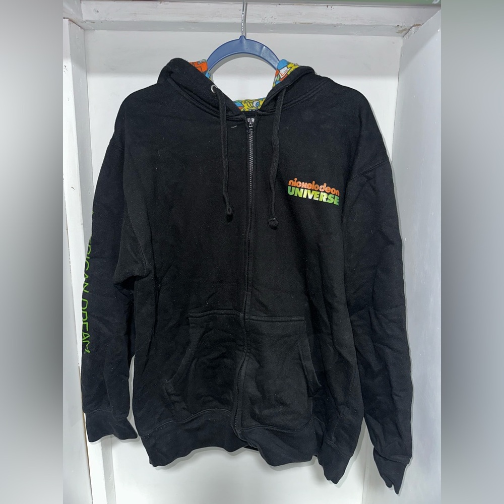 American Dream Nickelodeon Universe sweater jacket
